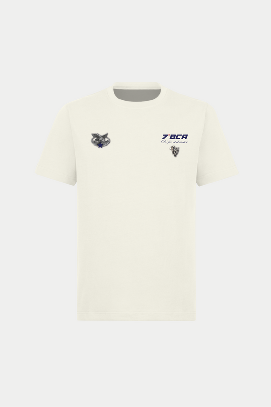 Précommande T-shirt 7°BCA Blanc Crème