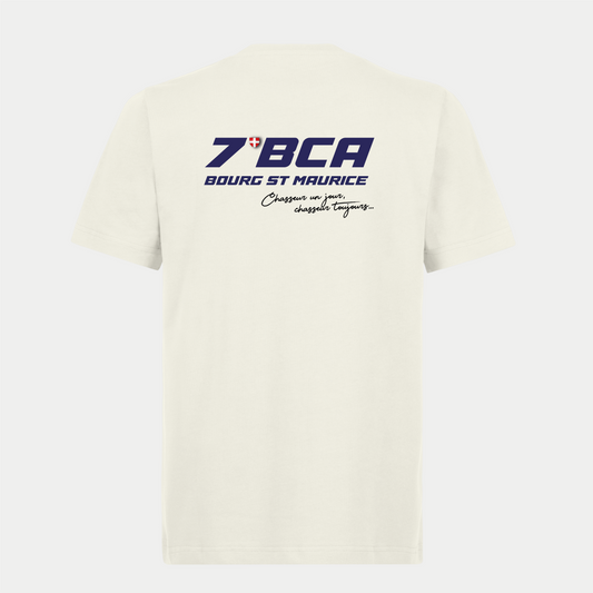 précommande T-shirt 7°BCA Blanc Crème
