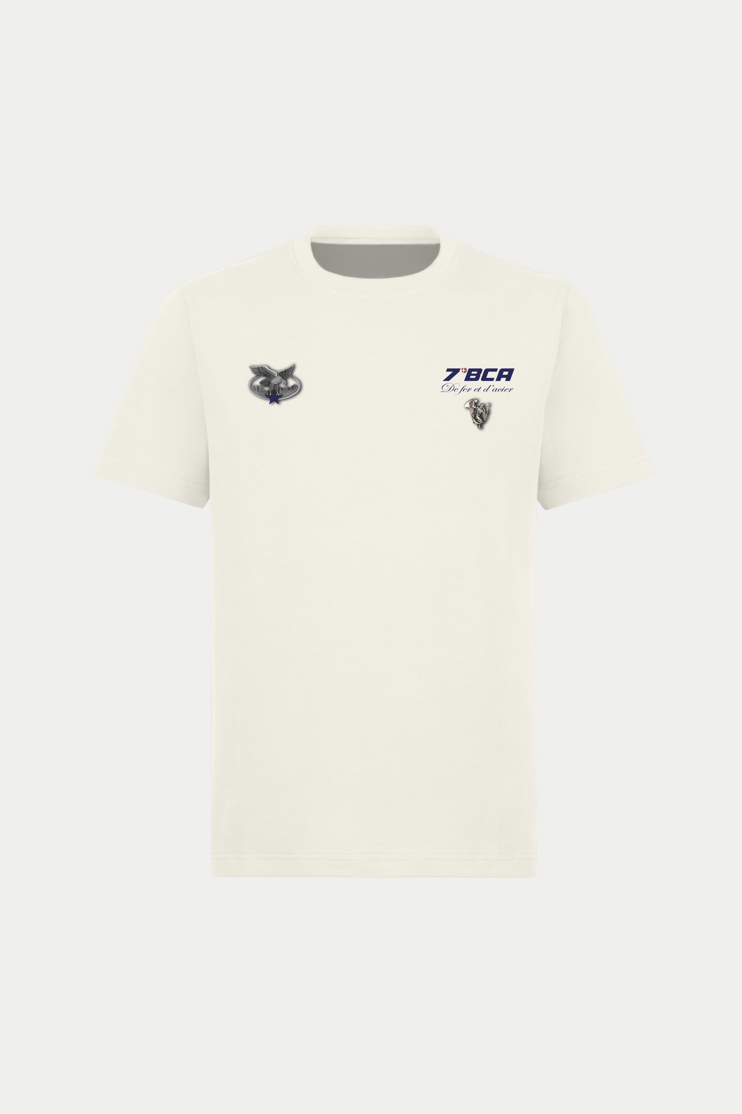 précommande T-shirt 7°BCA Blanc Crème