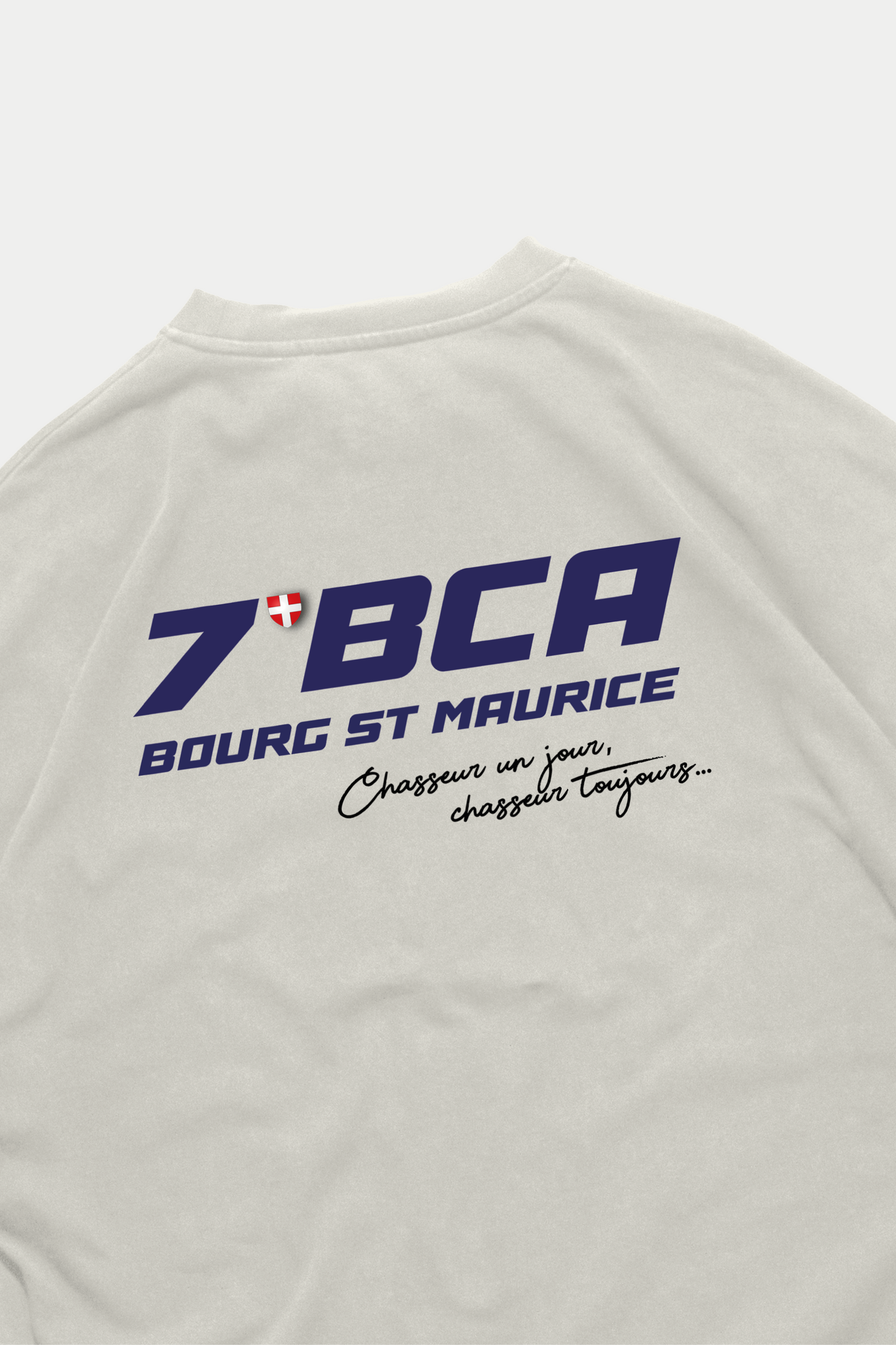 précommande T-shirt 7°BCA Blanc Crème
